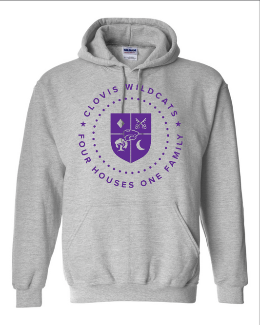 CMS Four Houses One Family Hoodie