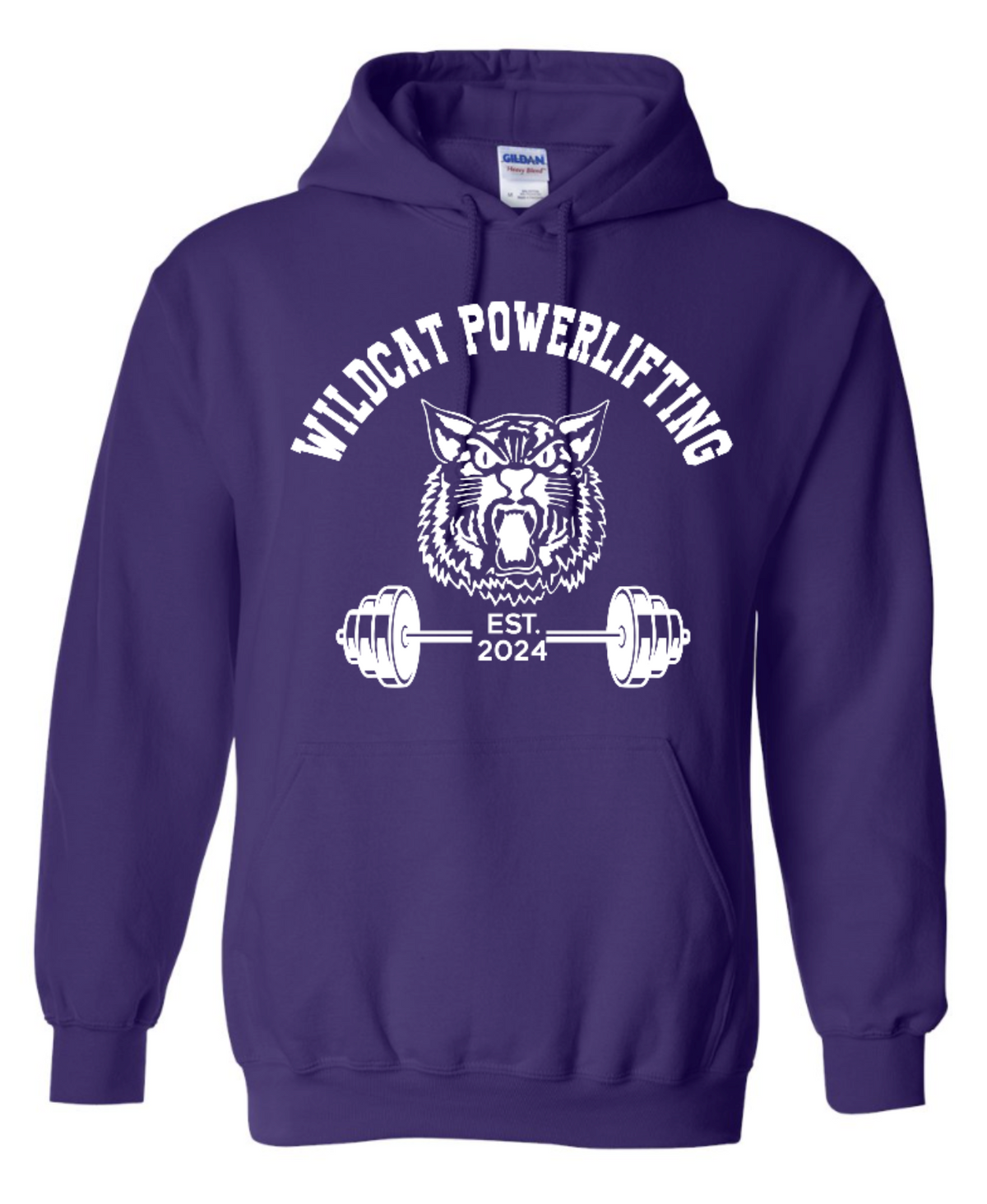 Clovis Wildcat Powerlifting Hoodie