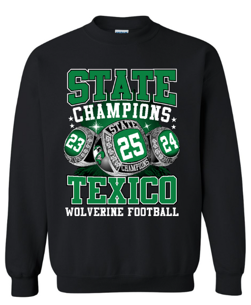 Texico Wolverines State Championship Ring – Branded Screen Printing ...