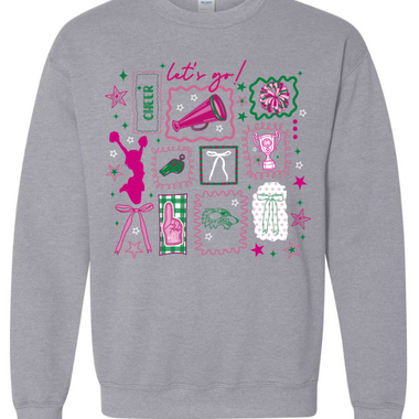 Texico Cheer Collage Crewneck